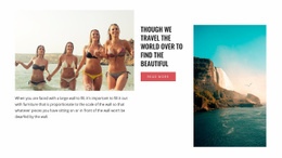 Exotická Dovolená Na Pláži - Design HTML Page Online
