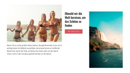 Responsive HTML5 Für Exotische Strandferien