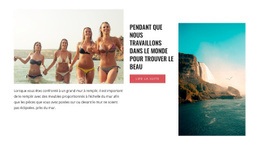 Vacances À La Plage Exotiques - Code Du Modèle HTML