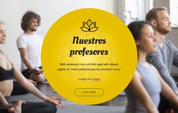 Profesores De Yoga: Código De Plantilla HTML