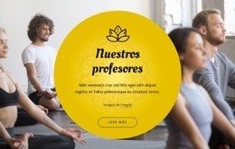 Profesores De Yoga - Página De Destino Gratuita, Plantilla HTML5