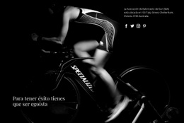 Sociedad De Ciclistas Plantilla De Una Página