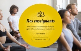 Créateur De Site Web Prêt À L'Emploi Pour Professeurs De Yoga