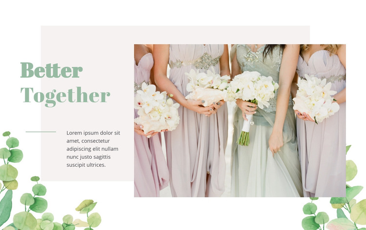 Dresses with gorgeous details Homepage Design