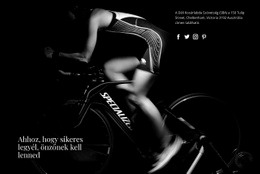 Társaság A Kerékpárosok Számára - Egyszerű Webhelysablon