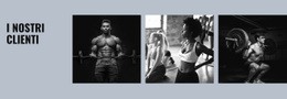 Layout Multiplo Integrato Per Visualizza I Nostri Clienti