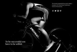 Society For Cyclists Homepage Design