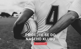 Sportovní Fotbalový Klub – Šablona Prémiového Webu Pro Firmy