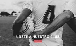 Impresionante Diseño Web Para Club De Fútbol Deportivo