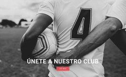 Plantilla HTML5 Club De Fútbol Deportivo Para Cualquier Dispositivo