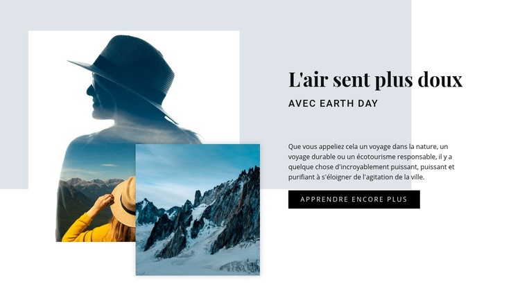 L'air sent plus doux Modèle HTML5