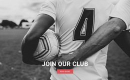 HTML5 Template Sport Football Club For Any Device