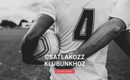 Sport Labdarúgó Klub – A Legjobb HTML-Sablon