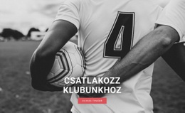 Lenyűgöző Webdizájn Sport Labdarúgó Klub Számára