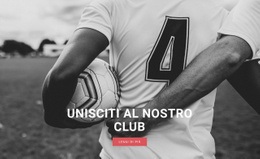 Design Web Straordinario Per Club Di Calcio Sportivo