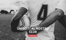 Club Di Calcio Sportivo - Modelli Di Siti Web