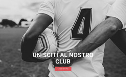 Club Di Calcio Sportivo - Modello Di Pagina HTML