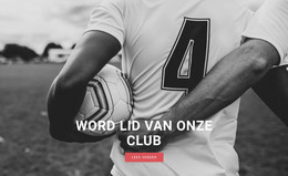 Sport Voetbalclub - HTML-Sjabloon Downloaden