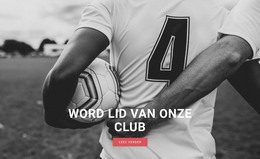 Sport Voetbalclub - Beste HTML-Sjabloon