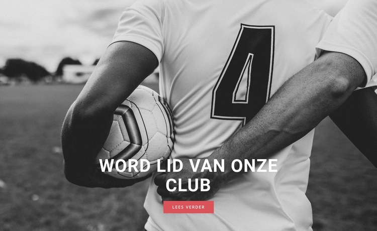 Sport voetbalclub WordPress-thema