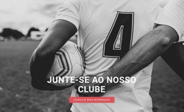 Clube De Futebol Esportivo - Modelo De Site Fácil De Usar