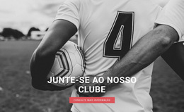 Clube De Futebol Esportivo - Modelo De Site Comercial Premium