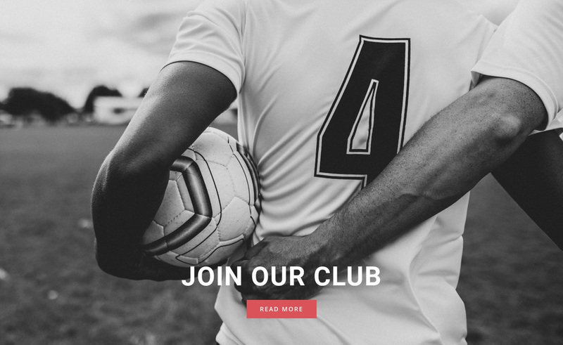 Sport football club Squarespace Template Alternative