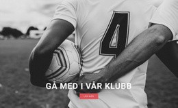 Sportfotbollsklubb - Bästa HTML-Mallen