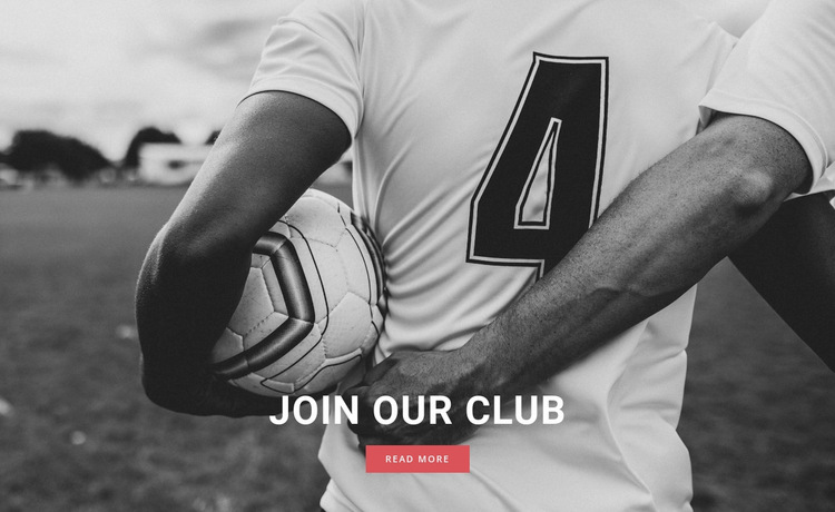 Sport football club Website Builder Templates