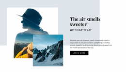 The Air Smells Sweeter - Simple Website Template