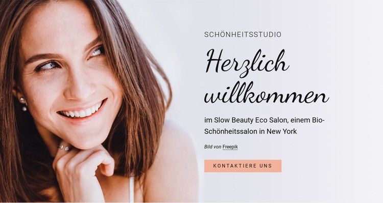 Schönheitsstudio CSS-Vorlage