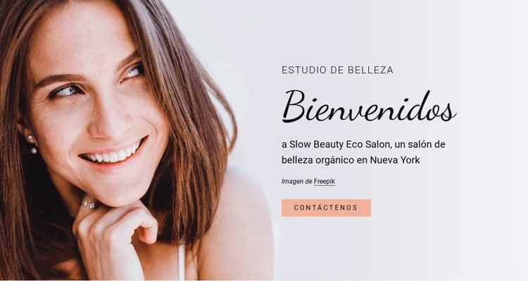 Estudio de belleza Plantillas de creación de sitios web