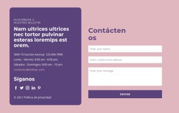 Formulario De Contacto