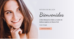 Estudio De Belleza - Tema De Una Página