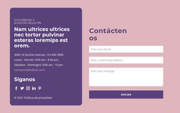 Formulario De Contacto