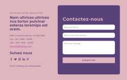 Conception De Bloc De Contact