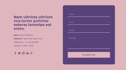 Formulaire De Contact