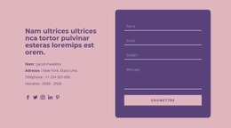 Formulaire De Contact