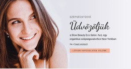 Szépségstúdió – Kész Webhelytéma