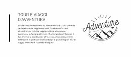 Fantastico Design Del Sito Web Per Testo Viaggi Avventura Viaggi