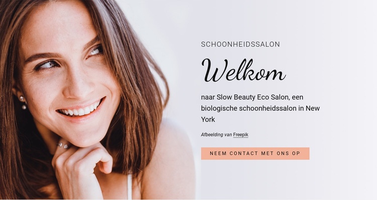 Schoonheid studio CSS-sjabloon