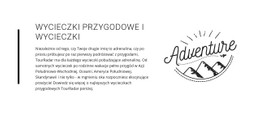 Tekstowe Wycieczki Przygodowe Darmowy Szablon CSS