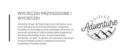 Tekstowe Wycieczki Przygodowe - Darmowy Motyw CSS