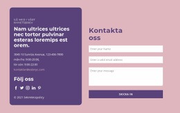 Kontaktformulär