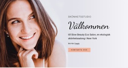 Skönhetsstudio - Vackert WordPress-Tema