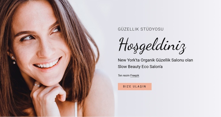 Güzellik stüdyosu HTML Şablonu