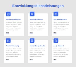 CSS-Layout Für Entwicklung Von Web-Apps