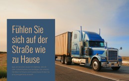 Fahrzeuglogistikbetreiber Einfache HTML-CSS-Vorlage