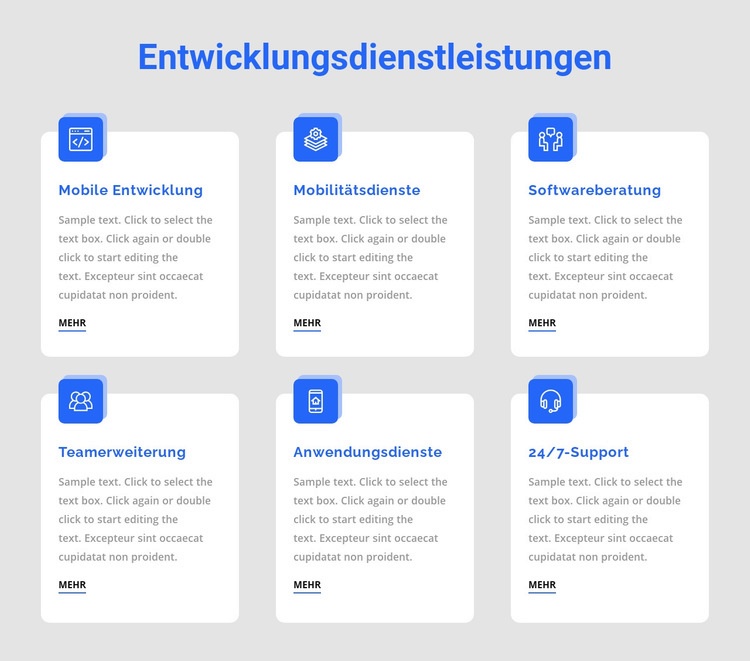 Entwicklung von Web-Apps HTML Website Builder