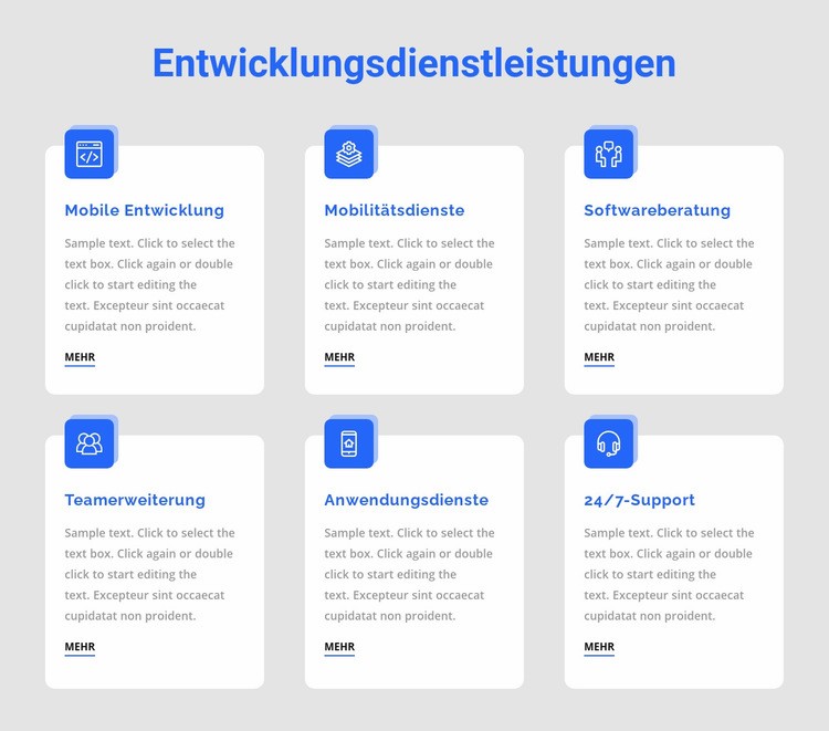 Entwicklung von Web-Apps HTML5-Vorlage